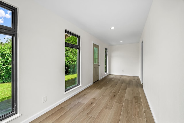 4460 Kai Ikena Dr, Kalaheo, HI 96741 - spare room featuring light wood-type flooring and recessed lighting
