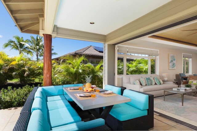 68-1122 Kaniku Dr Unit 426, Kamuela, HI 96743 - view of patio featuring outdoor lounge area and outdoor dining area