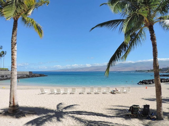 68-1122 Kaniku Dr Unit 426, Kamuela, HI 96743 - water view featuring nearby beach