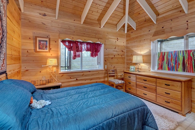 11-3119 Alii Anela St, Volcano, HI 96785 - bedroom featuring wooden walls and wood ceiling