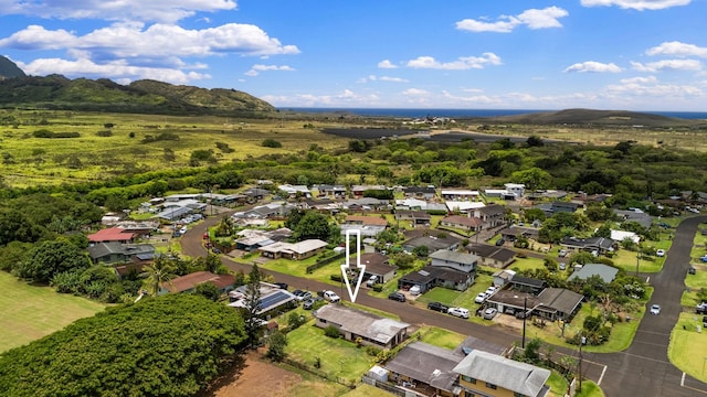 3878 Mamaki St, Koloa, HI 96756 - aerial view of residential area with a mountainous background