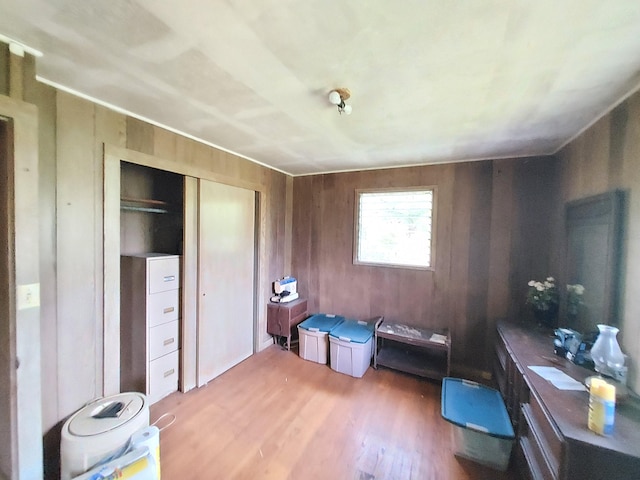 17-4136 Kukui Camp Rd, Mountain View, HI 96771 - misc room featuring wood finished floors and wood walls