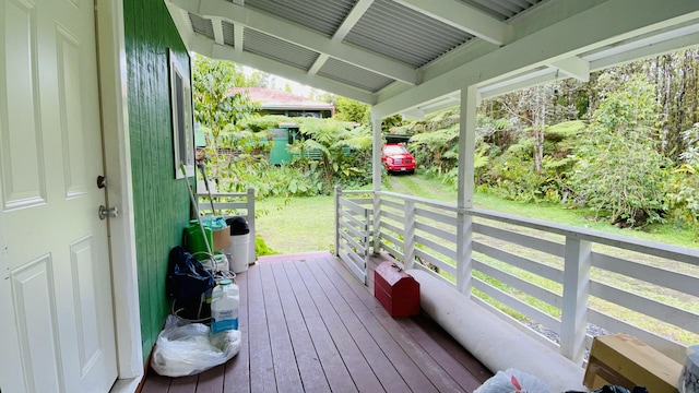 11-3170 Anuhea St, Volcano, HI 96785 - view of deck