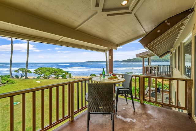 5-7130 Kuhio Hwy Unit J3June/July # 4, Hanalei, HI 96722 - balcony with a water view