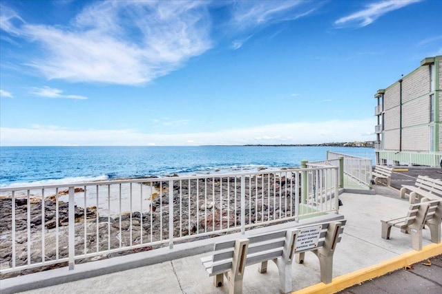 75-6016 Alii Dr Unit 323, Kailua-Kona, HI 96740 - water view featuring local beach