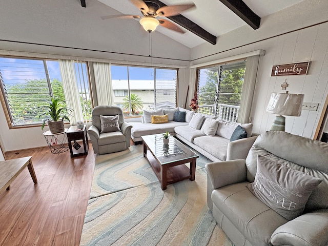 979-A Kumukoa St, Hilo, HI 96720 - living room with light wood-style flooring and a ceiling fan