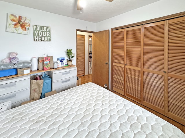 979-A Kumukoa St, Hilo, HI 96720 - bedroom featuring a closet and a ceiling fan