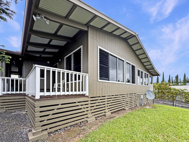 979-A Kumukoa St, Hilo, HI 96720 - view of property exterior with a wooden deck