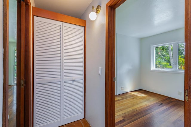 4417-B Kahili Makai St Unit D, Kilauea, HI 96754 - hall with wood finished floors