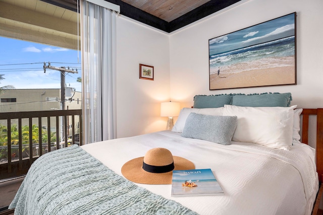 76-6259 Alii Dr Unit 332, Kailua-Kona, HI 96740 - bedroom featuring access to outside