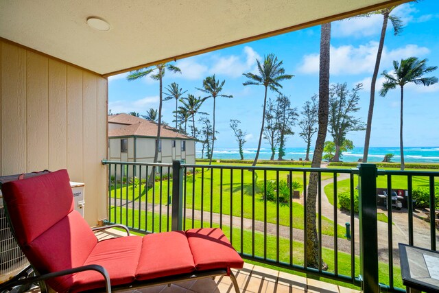 4-1250 Kuhio Hwy Unit G204, Kapaa, HI 96746 - balcony with a water view