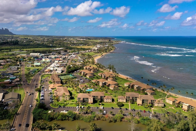 4-1250 Kuhio Hwy Unit G204, Kapaa, HI 96746 - aerial view of property's location featuring expansive beach