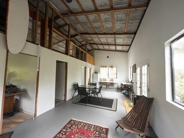 11-1834 Kolea St, Mountain View, HI 96771 - sunroom featuring french doors, plenty of natural light, and vaulted ceiling