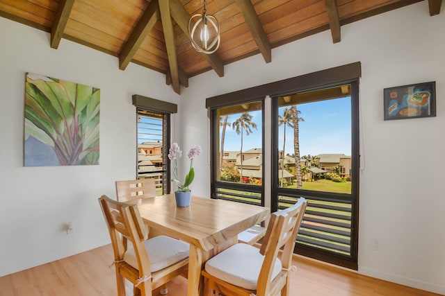 1901 Poipu Rd Unit 633, Koloa, HI 96756 - dining area with light wood-style flooring and wooden ceiling
