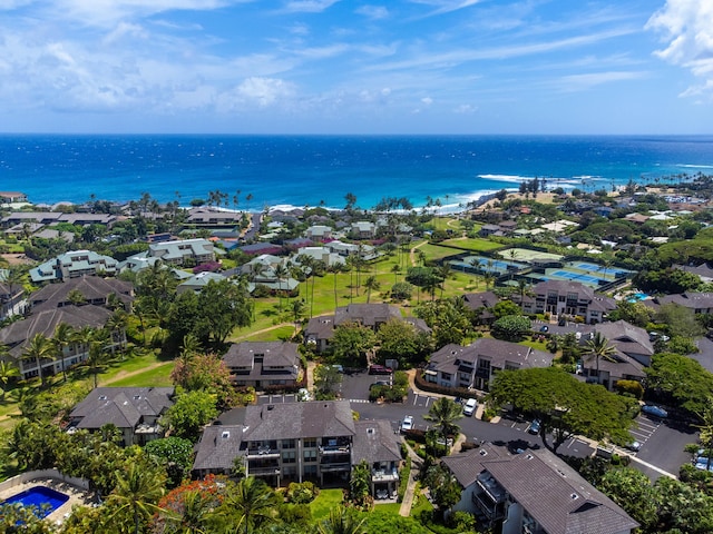 1901 Poipu Rd Unit 633, Koloa, HI 96756 - aerial perspective of suburban area featuring a large body of water