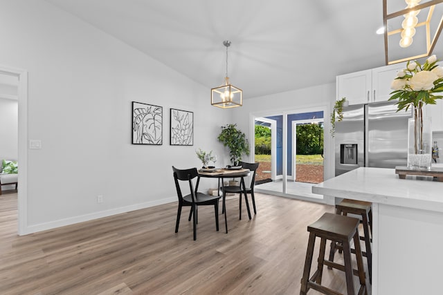 15-1698 5th Ave, Keaau, HI 96749 - dining space featuring a chandelier and light wood-style flooring