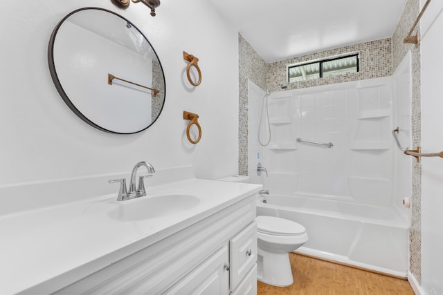13-3401 Alapai St, Pahoa, HI 96778 - bathroom with vanity, washtub / shower combination, and wood finished floors