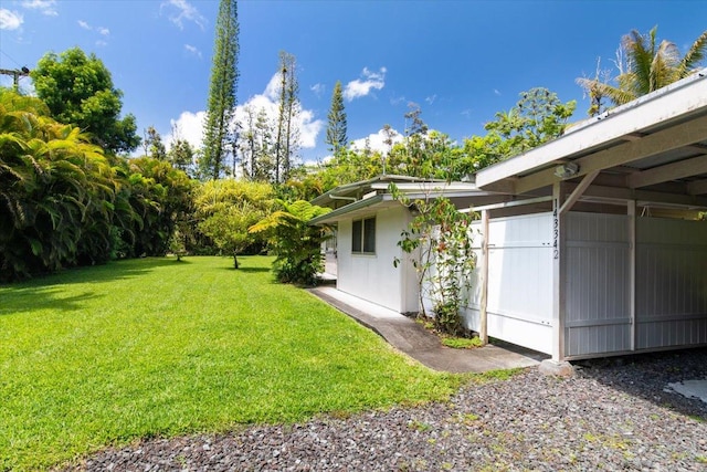 14-3342 Kaululaau Rd Unit 3, Pahoa, HI 96778 - view of grassy yard