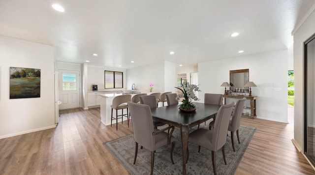 328 Molo St, Kapaa, HI 96746 - dining room with light wood finished floors and recessed lighting