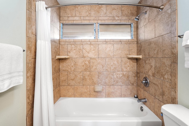 75-6008 Alii Dr Unit 219, Kailua-Kona, HI 96740 - bathroom with shower / tub combo with curtain and toilet