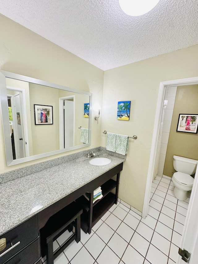525 Aleka Lp Unit A2, Kapaa, HI 96746 - full bath with a textured ceiling, vanity, tile patterned floors, and a shower