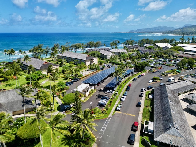 525 Aleka Lp Unit A2, Kapaa, HI 96746 - drone / aerial view of a water and mountain view