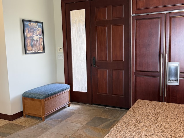 62-3600 Amaui Pl Unit 345, Kamuela, HI 96743 - foyer featuring stone finish floors and baseboards