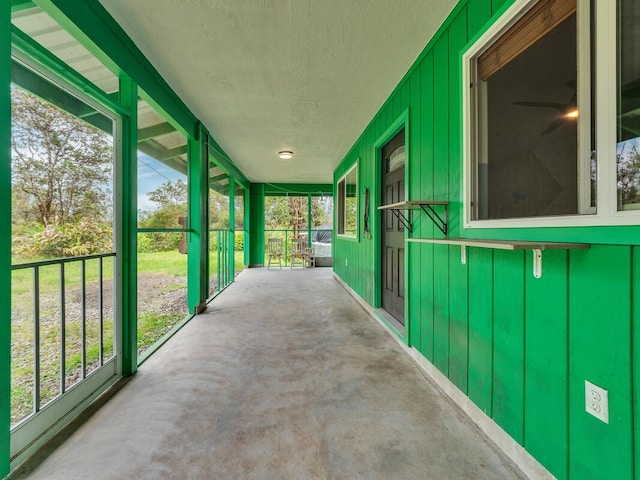11-3057 Anuhea St, Volcano, HI 96785 - unfurnished sunroom featuring healthy amount of natural light and ceiling fan