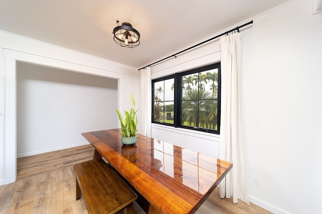 17-436 Ipuaiwaha St, Keaau, HI 96749 - dining room featuring light wood-style flooring and baseboards