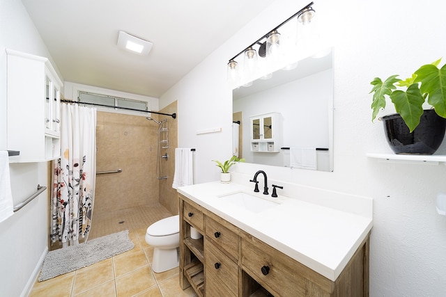 17-436 Ipuaiwaha St, Keaau, HI 96749 - full bath featuring vanity, a tile shower, and tile patterned flooring