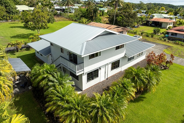 17-436 Ipuaiwaha St, Keaau, HI 96749 - aerial view of property and surrounding area