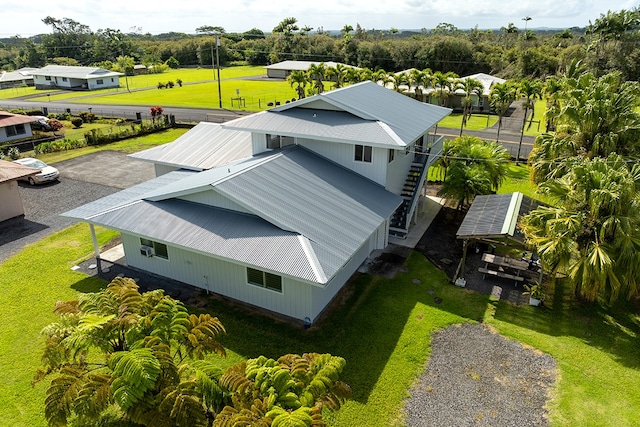 17-436 Ipuaiwaha St, Keaau, HI 96749 - bird's eye view of a tree filled landscape
