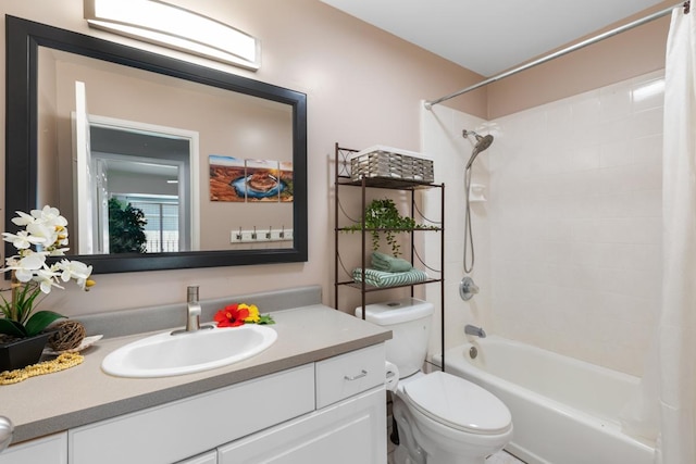 68-1740 Akaula St, Waikoloa, HI 96738 - bathroom featuring shower / tub combo and vanity