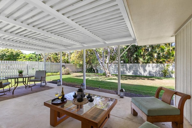 68-1740 Akaula St, Waikoloa, HI 96738 - fenced backyard featuring a patio