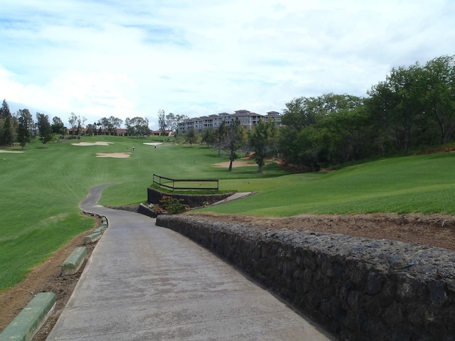68-1740 Akaula St, Waikoloa, HI 96738 - view of home's community with view of golf course and a lawn