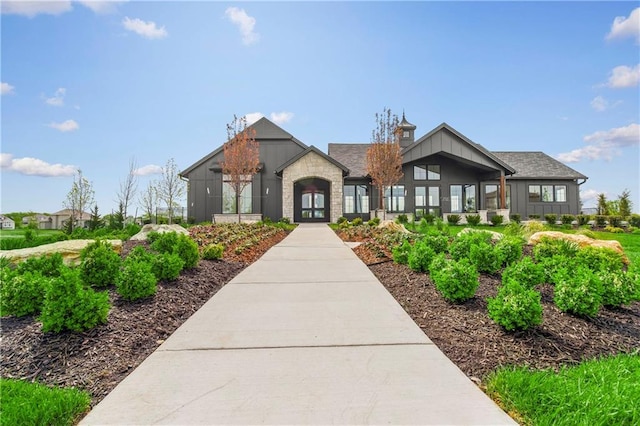 exterior space featuring french doors