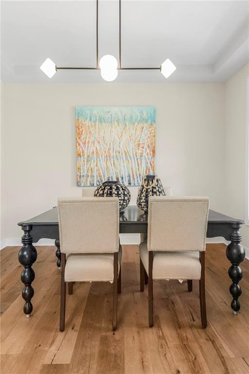 25025 W 92nd St, Lenexa, KS 66227 - dining room with wood finished floors and baseboards