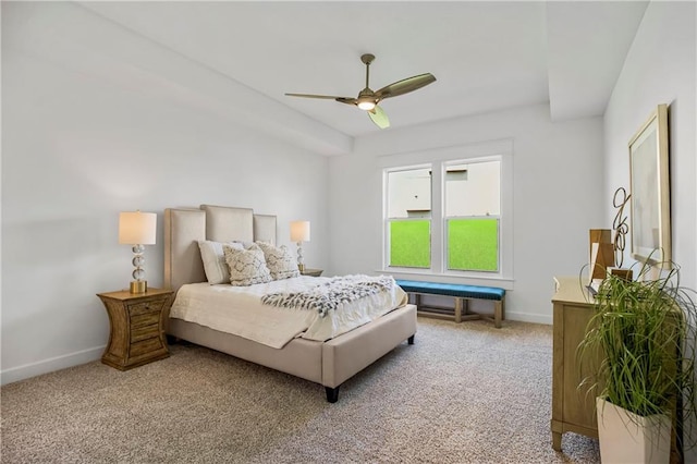 25212 W 92nd St, Lenexa, KS 66227 - bedroom featuring baseboards, a ceiling fan, and light colored carpet