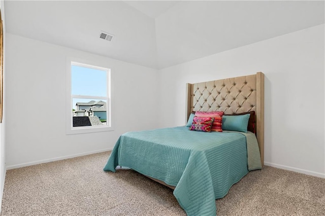 25212 W 92nd St, Lenexa, KS 66227 - bedroom featuring lofted ceiling, visible vents, carpet flooring, and baseboards