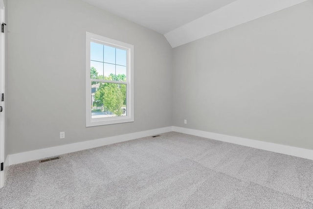 23217 W 124th Pl, Olathe, KS 66061 - carpeted empty room with baseboards and vaulted ceiling