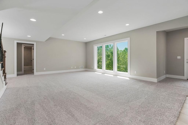 23217 W 124th Pl, Olathe, KS 66061 - empty room featuring recessed lighting and light colored carpet