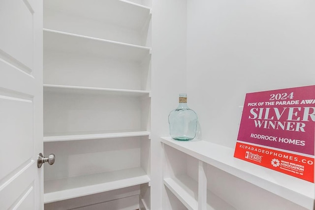 view of pantry