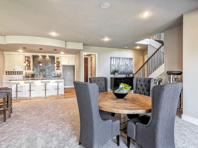 2908 NE 102nd St, Kansas City, MO 64155 - view of carpeted dining space