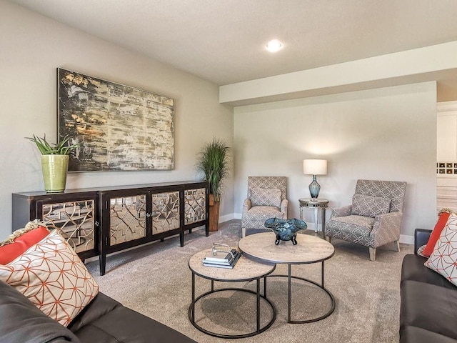 2908 NE 102nd St, Kansas City, MO 64155 - view of carpeted living room