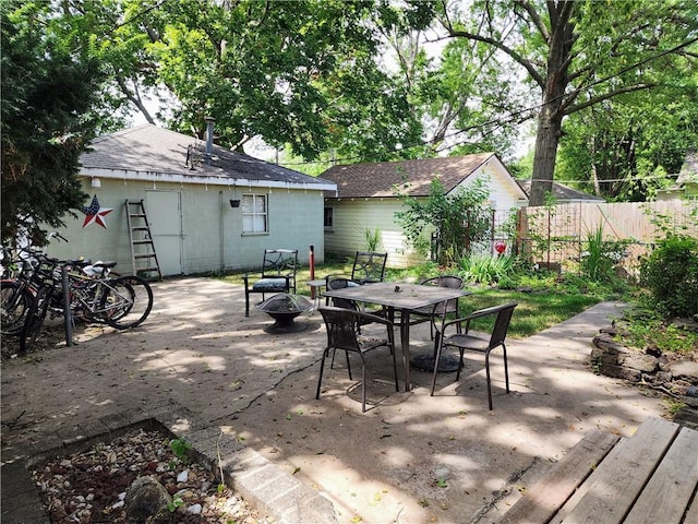 view of patio