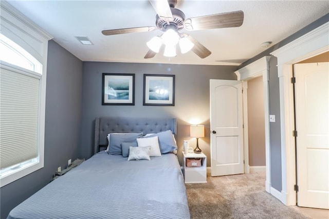 29800 E 65th St, Blue Springs, MO 64014 - bedroom with light colored carpet and ceiling fan