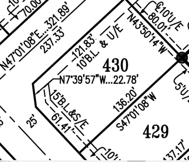 17321 Gillette St, Overland Park, KS 66221 - map of parcels