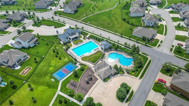 17321 Gillette St, Overland Park, KS 66221 - aerial view of property's location with nearby suburban area