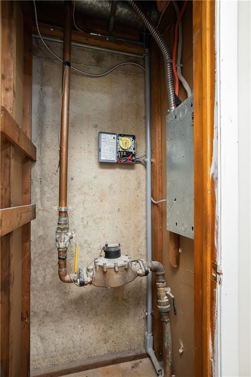 view of utility room