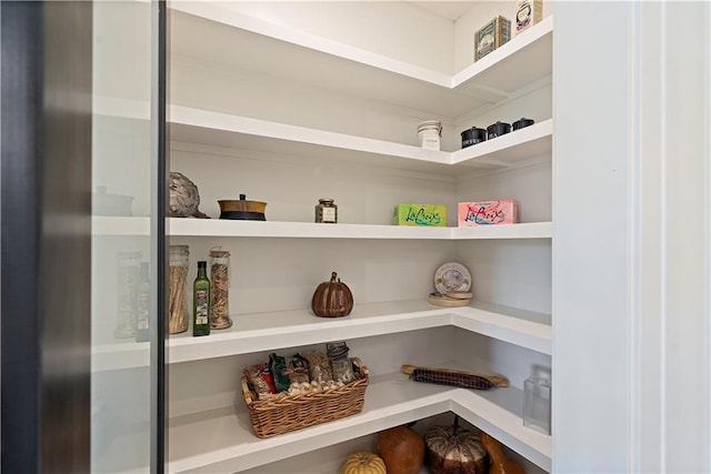 view of pantry